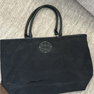 Tory Burch Black Nylon Tote
